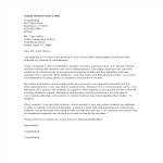 template topic preview image School Cover Letter