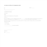 Acceptance Of Director Resignation Letter gratis en premium templates