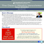 template topic preview image Weekly University Newsletter Example