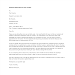 Business Appointment Letter Sample gratis en premium templates