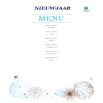 Nieuwjaarsfeestmenu gratis en premium templates