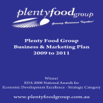 Food Product Marketing Plan gratis en premium templates