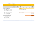 Vorschaubild der VorlageGantt Chart Template XLS Excel
