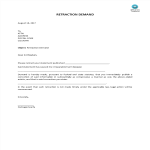 template topic preview image Retraction Demand Letter