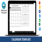 Calendar Template Google Docs gratis en premium templates