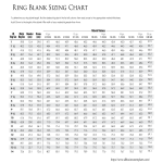 Ring Blank Size Chart gratis en premium templates