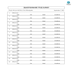 template topic preview image Questionnaire Checklist