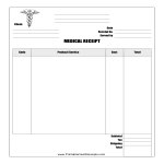 template topic preview image Medical Doctor Receipt
