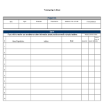 Training Attendance Sign In Sheet gratis en premium templates