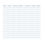 Email List Template Excel Worksheet gratis en premium templates