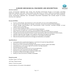 template topic preview image Junior Mechanical Engineer Job Description