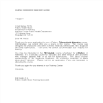 template topic preview image Nurse Rejection Letter