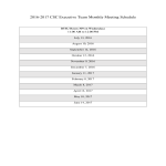 template topic preview image Executive Team Monthly Meeting Schedule