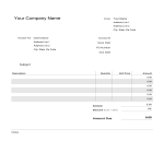 Sample Invoice gratis en premium templates