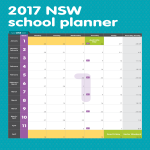 Monthly School Planner gratis en premium templates