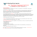 Meeting Party Agenda gratis en premium templates