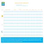 Printable Medication Checklist Sample gratis en premium templates