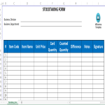 template topic preview image Stocktaking Template Excel