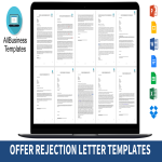 Email Job Rejection gratis en premium templates
