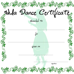 template topic preview image Dance Certificate