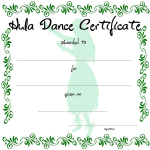 Dance Certificate gratis en premium templates