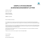 Student Sponsorship Letter gratis en premium templates