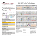 Preschool Teacher Calendar gratis en premium templates