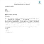 template topic preview image Cancellation Letter Format