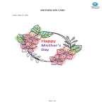 Mothers Day Card template gratis en premium templates