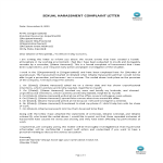 Sexual Harassment Complaint Letter gratis en premium templates