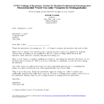 Thank You Business Letter gratis en premium templates