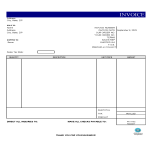 Blank Invoice Excel gratis en premium templates