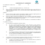 Legal Confidentiality Agreement Word gratis en premium templates