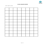 template topic preview image 1 inch Graph Paper
