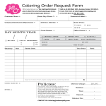 Catering Order Request Form gratis en premium templates