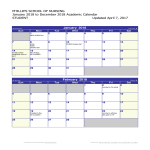 Student Academic Calendar 2018 gratis en premium templates