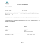 Sample Patient Agreement gratis en premium templates