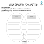 Venn Diagram template with lining gratis en premium templates