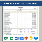 template topic preview image Project Renovatie Budget