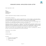 template topic preview image Graduate School Application Cover Letter