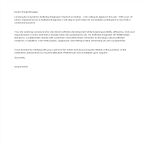 Software Engineering Job Application Letter gratis en premium templates