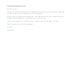 template topic preview image Company Offer Rejection Letter