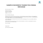 Example Thank You Letter Templates Business Templates Contracts And Forms