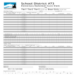 Elementary Basketball Score Sheet gratis en premium templates