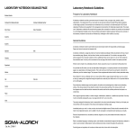 Printable Lab Notebook Paper gratis en premium templates