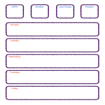 template topic preview image Preschool Weekly Lesson Plan