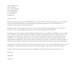 Salesman Job Cover letter gratis en premium templates