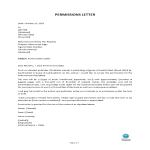 Formal Asking Permission Letter gratis en premium templates