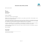 Decline Job Offer Letter gratis en premium templates