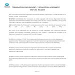 Company Employment Separation Agreement gratis en premium templates